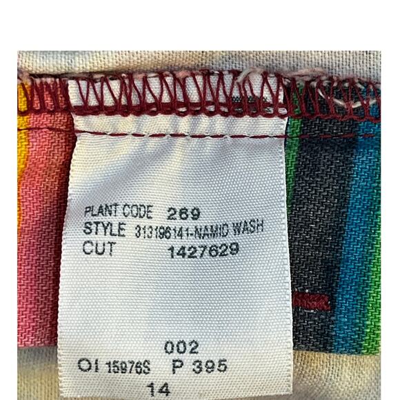 Ralph Lauren Denim Girls Size 14 Western Short Shorts Cotton Boho Multicolor - Picture 4 of 5